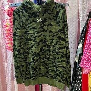 Under Armour Green Camouflage Hoodie